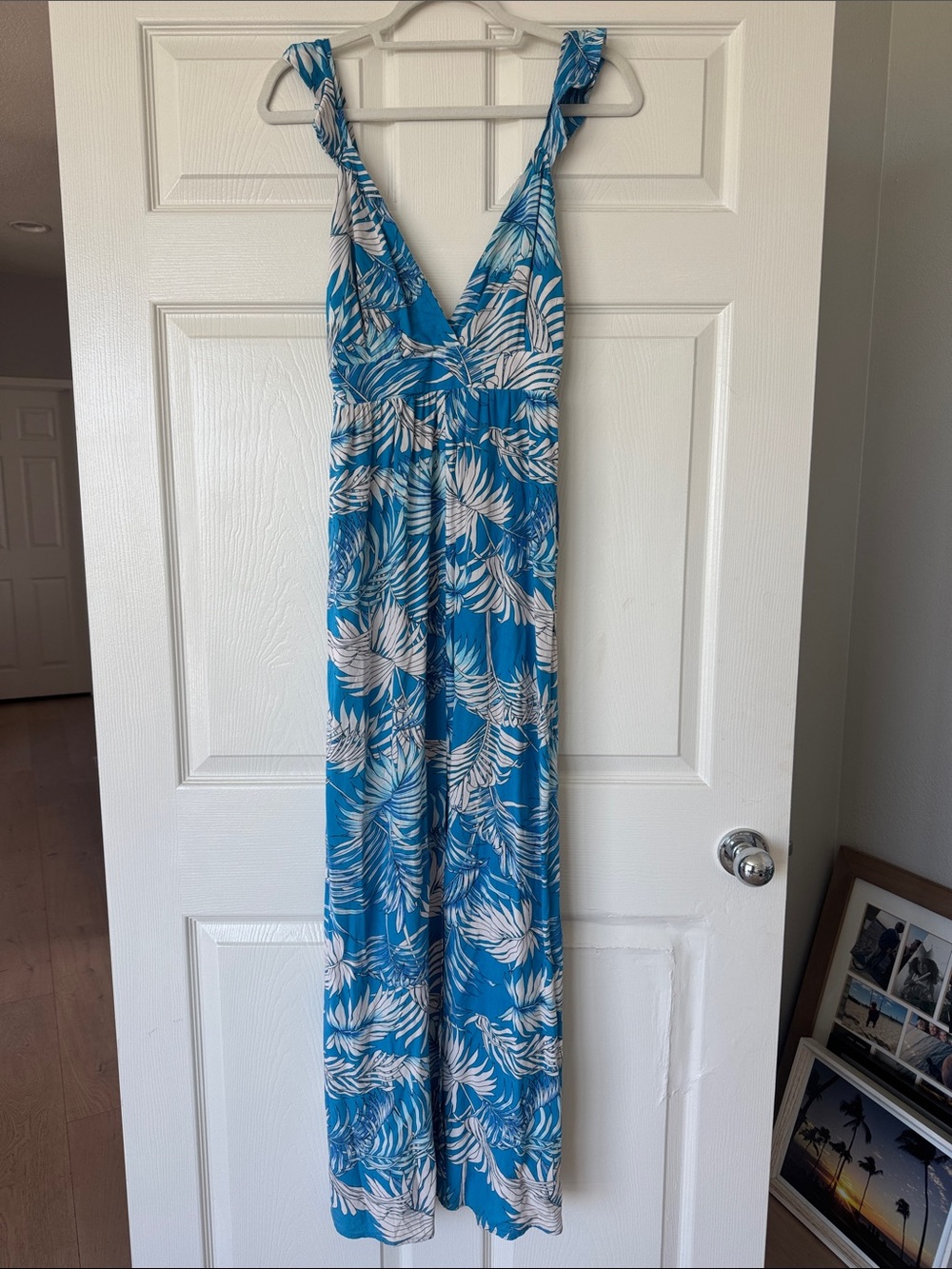 Maaji ruffle strap maxi dress